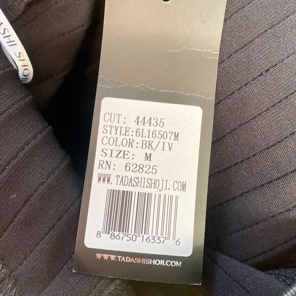 NWT Tadashi Shoji Tabora Off Shoulder Pintuck Jersey  Dress, size Medium - Picture 4 of 16